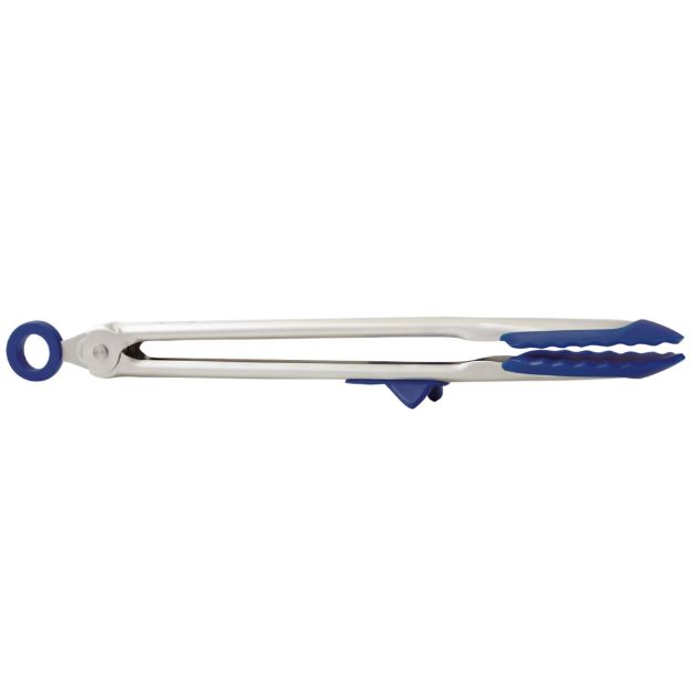 Picture of 13" Silicone Tip Top Tongs - Deep Indigo