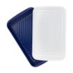 Picture of Large Prep & Serve Marinade Tray Set - White & Stratus Blue