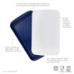 Picture of Large Prep & Serve Marinade Tray Set - White & Stratus Blue