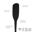 Picture of Flex-Core® All Silicone Blender Spatula - Black