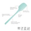 Picture of Flex-Core® All Silicone Spatula - Light Aqua