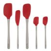 Picture of Flex-Core® Stainless Steel Handled Spatula Set of 5 - Cayenne