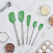 Picture of Flex-Core® Stainless Steel Handled Spatula Set of 5 - Pesto
