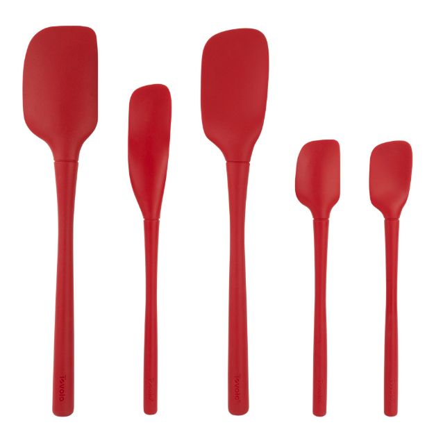 Picture of Flex-Core® All Silicone Spatula Set of 5 - Cayenne