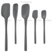 Picture of Flex-Core® All Silicone Spatula Set of 5 - Charcoal