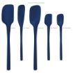 Picture of Flex-Core® All Silicone Spatula Set of 5 - Deep Indigo