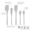 Picture of Flex-Core® All Silicone Spatula Set of 5 - Oyster Gray