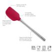 Picture of Flex-Core® Stainless Steel Handled Spatula - Viva Magenta