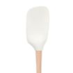 Picture of Flex-Core® Wood Handled Spoonula with Silicone Head - White