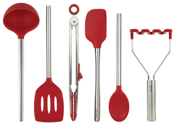 Picture of Silicone Utensil Set of 6 - Cayenne