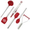 Picture of Silicone Utensil Set of 6 - Cayenne