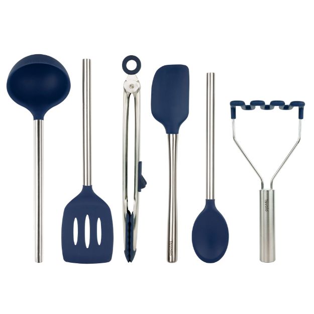 Picture of Silicone Utensil Set of 6 - Deep Indigo