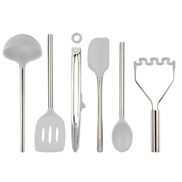 Picture of Silicone Utensil Set of 6 - Oyster Gray