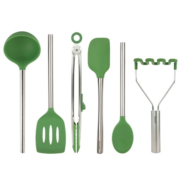 Picture of Silicone Utensil Set of 6 - Pesto