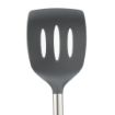 Picture of Silicone Slotted Turner with Stainless Steel Handle - Charcoal