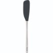 Picture of Flex-Core® Stainless Steel Handled Jar Scraper Spatula - Charcoal