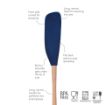 Picture of Flex-Core® Wood Handled Jar Scraper Spatula - Deep Indigo