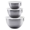 Picture of Stainless Steel Mixing Bowls with Lids - Set of 3