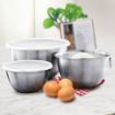 Picture of Stainless Steel Mixing Bowls with Lids - Set of 3