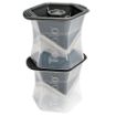 Picture of Colossal Cube Ice Molds S/2 Charcoal