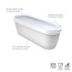 Picture of Glide-A-Scoop Ice Cream Tub 1.5 QT White
