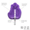 Picture of Pop Molds Unicorn Stackable S/4 Royal Purple