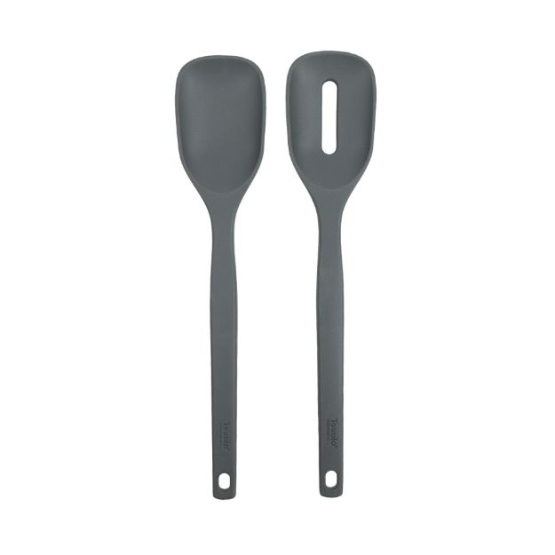 Picture of Elements Mixing Slotted Spns Silicone S/2 Charcoal